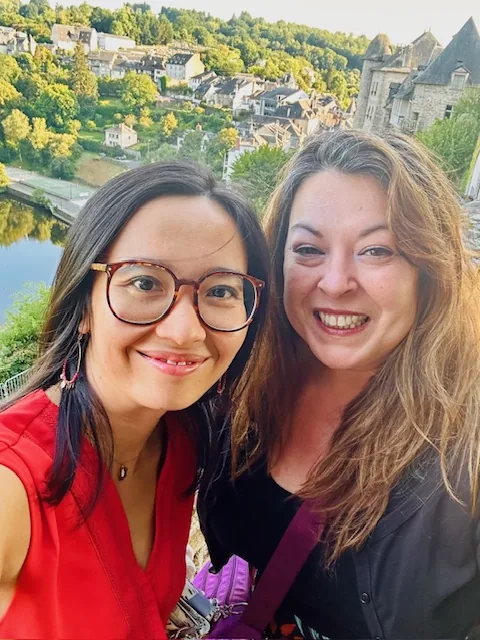 Cham et Sandrine, rencontrées à l’école de réflexologie ERVE de Toulouse